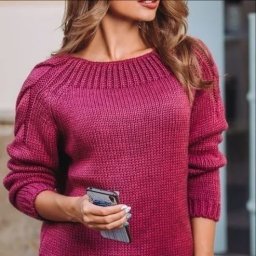 Вяжем джемпер спицами