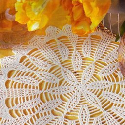 Ажурная салфеточка крючком