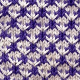 Интересный двухцветный узор