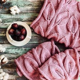 Красивый шарф спицами