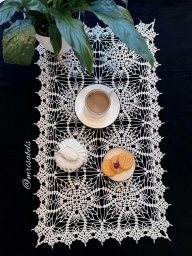 Салфетка прямоугольная из мотивов