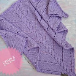 Бактус спицами