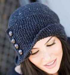 Стильная шапочка "Робин Гуд"