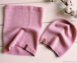 Как связать шапку бини. МК