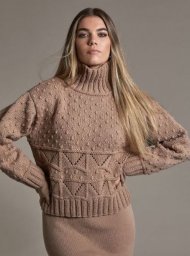 Узор для джемпера спицами