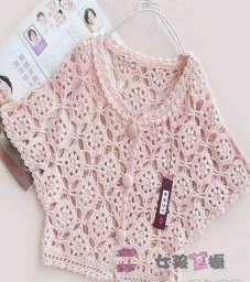 Вяжем нежный жакет крючком