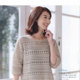 Женский джемпер крючком