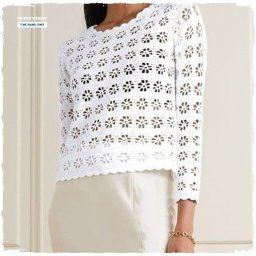 Ажурная кофточка крючком