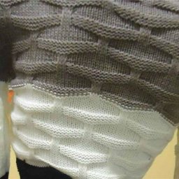 Рельефный узор спицами