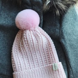 Шапочка с простым узором