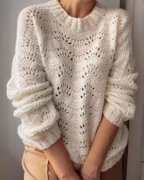 Узор спицами, подойдет для свитера, джемпера