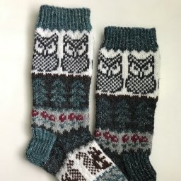 Жаккардовые совы, белочки, вишенки и елочки!