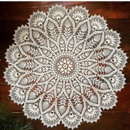 Ажурная салфeтка кpючком.