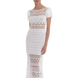 Ажурное платье крючком