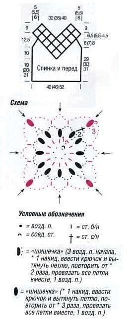 Изящный черный топ