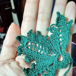 Мотив крючком (пригодится любителям техники ирландского кружева)