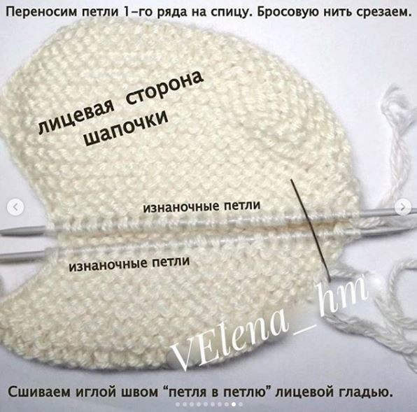 Шапка с ушками для ребенка Шапка с ушками для ребенка