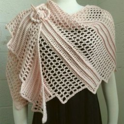 Шаль крючком "Ящерица" от Jasmin Räsänen