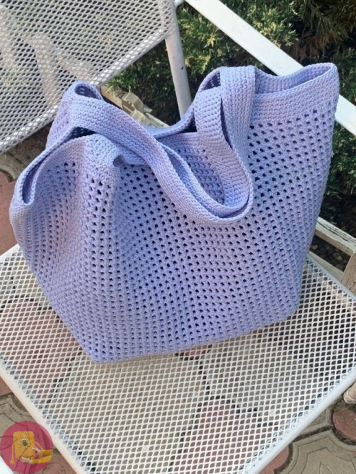 Летняя сумка крючком