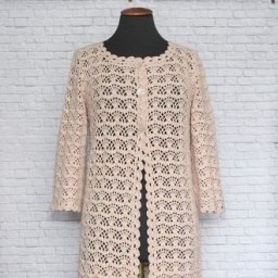 Узор для кардигана крючком