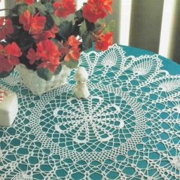 Ажурная салфетка крючком