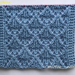 Ажурный узор спицами