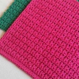 Интересный плотный узор крючком