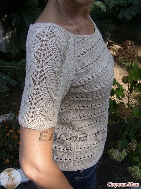 Уютная кофточка спицами: простая схема для вашего творчества