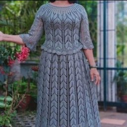 Нежное платье крючком