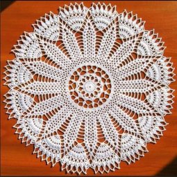 Салфетка крючком