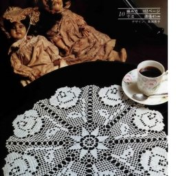 Салфетка с розами, в филейной технике, вяжем крючком