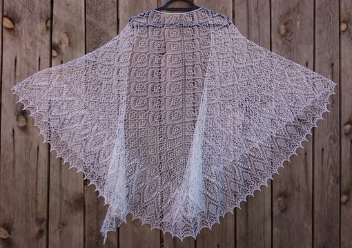 Ажурная шаль спицами - Мелодия весны - SPRING MELODY SHAWL Ажурная шаль спицами - Мелодия весны - SPRING MELODY SHAWL