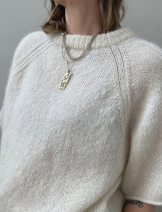 Футболка свободного силуэта с рукавами реглан