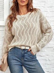 Узор для джемпера спицами