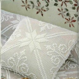 Вяжем ажурную наволочку