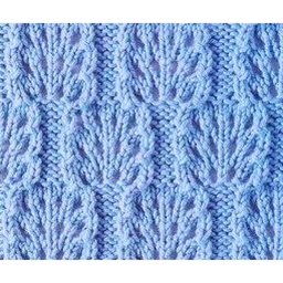 Ажурная шахматка спицами