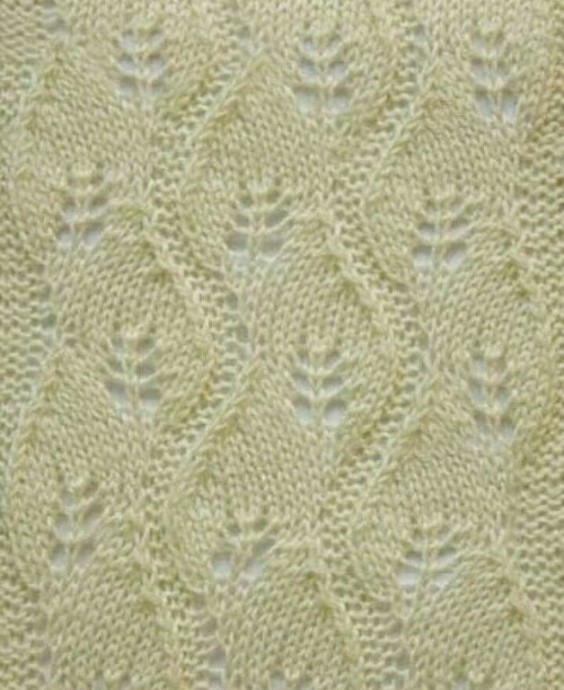 Узор для вязания пуловера спицами