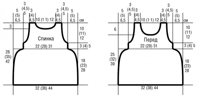 Вязаное платье для малышки