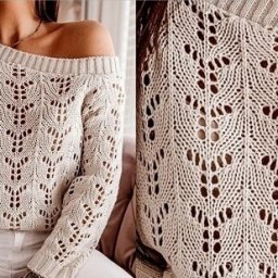 Ажурный узор для джемпера