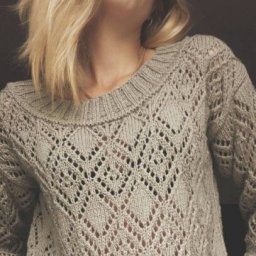 Красивый ажур спицами