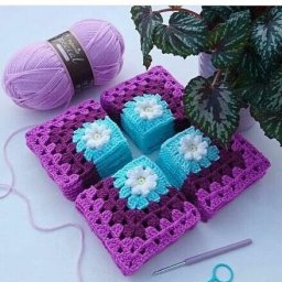 Мотив в копилку, вяжем крючком