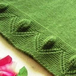 Роскошный узор спицами