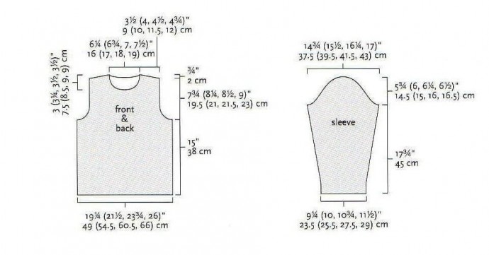 Схема жаккардового узора для свитера 3