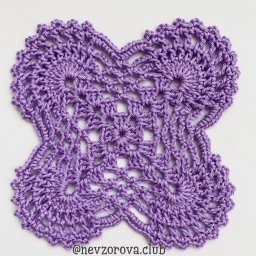 Симпатичный мотив крючком