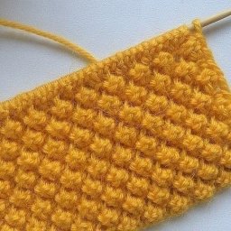 Узор "Ежевичка", вяжем спицами.