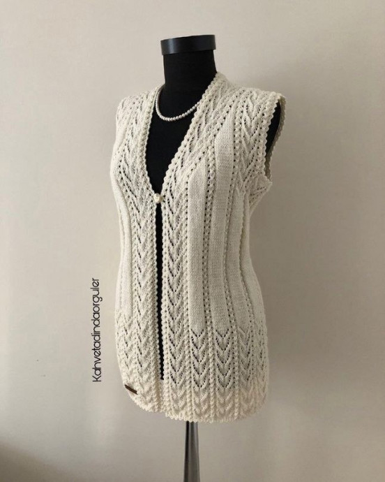 Вяжем жилет Вяжем жилет