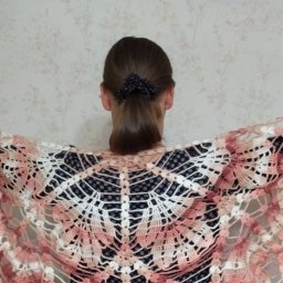 Интересная шаль крючком