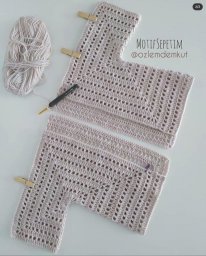 Жакет из шестиугольников