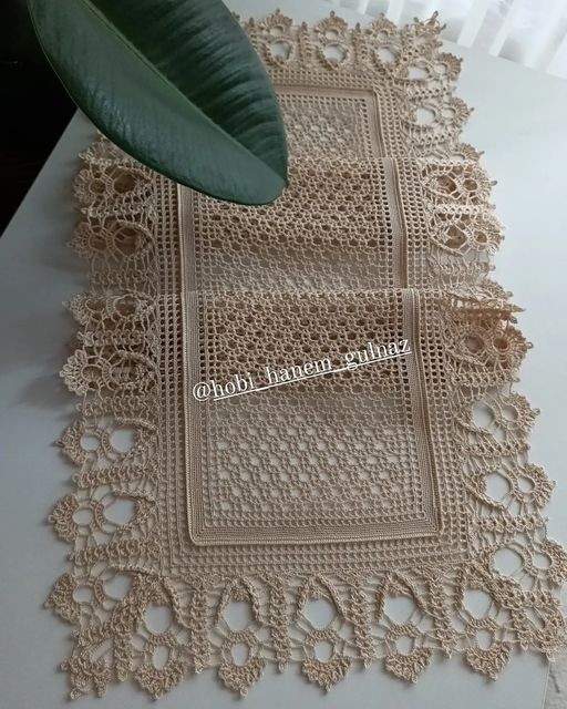 Салфетка крючком Салфетка крючком