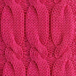 Схема вязания узора "Косы"